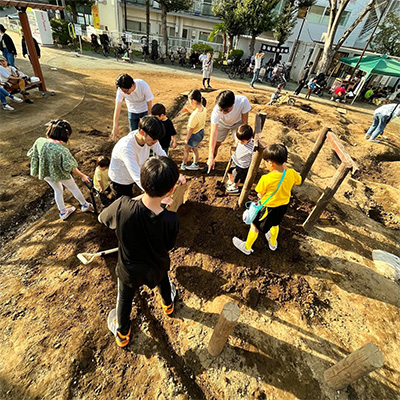 一般社団法人渋谷の遊び場を考える会　えびすどろんこ山プレーパーク