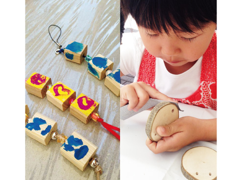 こどもげんき大学「木育ワークショップ」間伐材で箸や小物を作ろう！